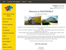 Tablet Screenshot of paintmobile.com.au